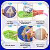 DIY Evil Eye Pattern Coaster Diamond Painting Kits DIY-TAC0016-54-17
