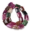Natural Dyed Malaysia Jade Beads Strands G-B137-B02-01A-3