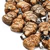 Natural Picture Jasper Pendants G-B127-06P-08-1