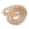 Electroplate Glass Beads Strands EGLA-G038-01A-PL01-2