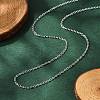Unicraftale Classic Plain 304 Stainless Steel Mens Womens Cable Chain Necklaces STAS-UN0017-38P-A-3