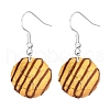 Acrylic Food Model Dangle Earrings PW-WG51A76-10-1