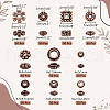   500Pcs 10 Styles Tibetan Style Alloy Spacer Beads TIBEB-PH0004-99-2
