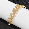 Cherry Brass Micro Pave Cubic Zirconia Chain Bracelets BJEW-L703-01B-G-2