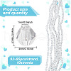 HOBBIESAY 10 Strands Imitate Austrian Crystal Bicone Glass Beads Strands GLAA-HY0001-37B-2