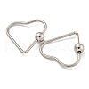 304 Stainless Steel Screw Carabiner Lock Charms STAS-C092-03A-P-2