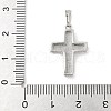 Brass Pave Natural White Shell Pendants KK-S522-01C-P-3