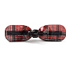 Cellulose Acetate & Iron Alligator Hair Clips AJEW-K047-01G-02-2