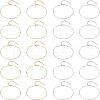 Unicraftale 20Pcs 2 Colors 304 Stainless Steel Cable Chain AJEW-UN0001-15-1