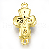 Electroplate Druzy Resin Links connectors RESI-S363-03B-2