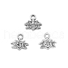Chakra Theme Tibetan Style Alloy Charms CHAK-PW0001-033AS-1