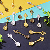 Tibetan Style Alloy Big Pendants TIBE-TA0001-24-18
