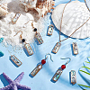 BENECREAT 10Pcs Shell Pendants SSHEL-BC0001-22-5