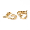 Brass Micro Pave Clear Cubic Zirconia Links ZIRC-J039-10G-2
