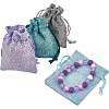 Burlap Packing Pouches Drawstring Bags ABAG-BC0001-13-5