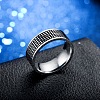 201 Stainless Steel Finger Rings for Men FS-WGEC394-05-2