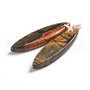 Natural Picasso Jasper Pendants G-G827-01D-3