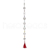 Chakra Alloy Pendant Decoration HJEW-JM02356-1