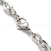 201 Stainless Steel Cable Chains Necklace STAS-Z056-07P-3