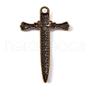 Tibetan Silver Dagger Pendants K08QP071-2