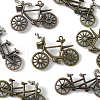 8Pcs 4 Styles Tibetan Style Alloy Pendants FIND-FS0002-59-3