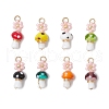 Copper Handmade Lampwork Pendants PALLOY-MZ00667-1