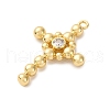 Brass Micro Pave Cubic Zirconia Pendants KK-F895-01G-2