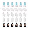   30Pcs 5 Styles Bathroom Theme Opaque Resin Pendants RESI-PH0002-24-7