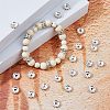 DICOSMETIC 200Pcs Iron Rhinestone Spacer Beads RB-DC0001-08-4