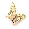 Brass Cubic Zirconia Beads KKB-L215-033LG-2