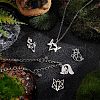 Unicraftale 20Pcs 5 Styles 201 Stainless Steel Pendants STAS-UN0035-61-3