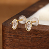 Cute and Delicate S925 Sterling Silver Clear Cubic Zirconia Stud Earrings JU6999-1