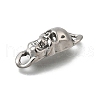 304 Stainless Steel Connector Charms STAS-M119-06A-AS-2