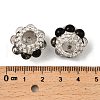 Sparkling Acrylic Rhinestone Round Beads OACR-NH0002-01B-04-3