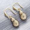 Brass Micro Pave Colorful Cubic Zirconia Dangle Earrings EJEW-F362-13G-2