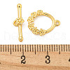 Brass Toggle Clasps KK-A223-11G-6