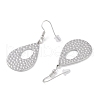 Tarnish Resistant 304 Stainless Steel Dangle Earrings EJEW-C105-11P-2