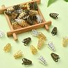 60Pcs 3 Colors Iron Bead Caps IFIN-YW0003-29-6