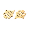 201 Stainless Steel Pendants STAS-K251-071G-2