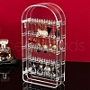 Transparent Plastic Jewelry Organizer Stand PW-WG94C57-02-1