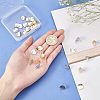 SUPERFINDINGS 32Pcs 2 Colors Brass Stud Earring Findings KK-FH0002-19-3