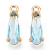 Faceted Glass Pendants X1-GLAA-T010-004E-1