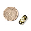 Handmade Glass Seed Beaded European Beads PALLOY-MZ00694-04-2