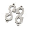 Non-Tarnish 304 Stainless Steel Connector Charms STAS-P344-13P-2