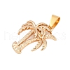 Brass Pendants KK-Q096-11G-2
