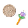 Glass Pendants PALLOY-JF03419-02-2
