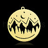 201 Stainless Steel Pendants STAS-N090-LA888-2-1