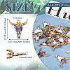 Boutigem 20Pcs 10 Styles Zinc Alloy Enamel Pendants ENAM-BG0001-01-4