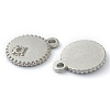 Tarnish Resistant 304 Stainless Steel Charms Rhinestone Settings STAS-O145-14P-2