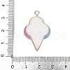 Transparent Resin Pendants RESI-R467-01P-01-3